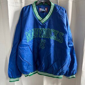 Vtg‎ Pro Player Dallas Mavericks Jason Kidd Pullover NBA Embroidered Y2K 18286